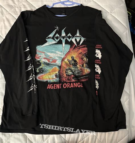 Sodom Agent Orange Longsleeve Tshirtslayer Tshirt And Battlejacket