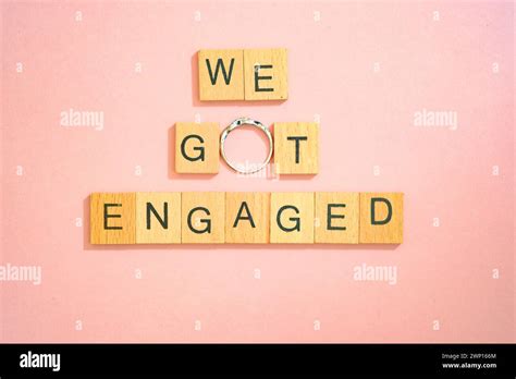 She Said Yes Proposal Stock Photo Alamy