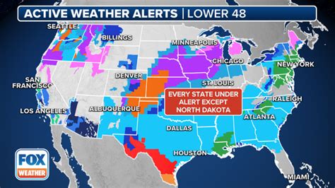 49 States Under Weather Alerts Monday As Powerful Winter System Packs