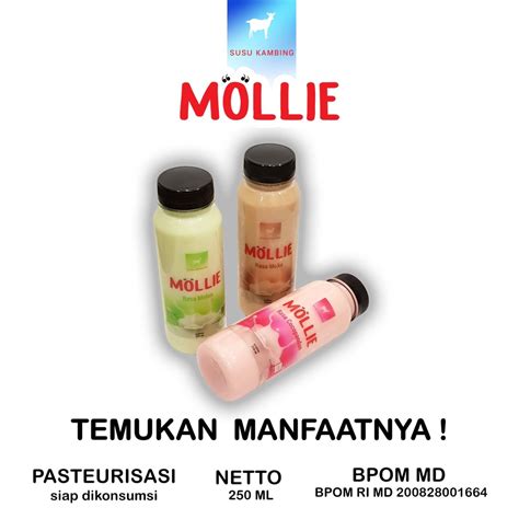 Jual Susu Kambing Etawa Mollie Susu Aneka Rasa Pasteurisasi Bpom Md