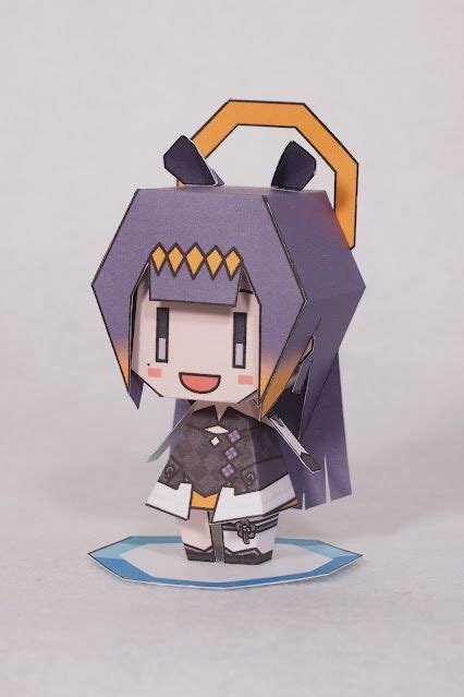 Ninomae Inanis Papercraft Toystotal Height 7cmassembly Time 1 2