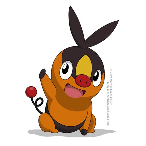 Tepig Pokemon Pig Pokémon Cute Character Ember Attack Fire Type Png