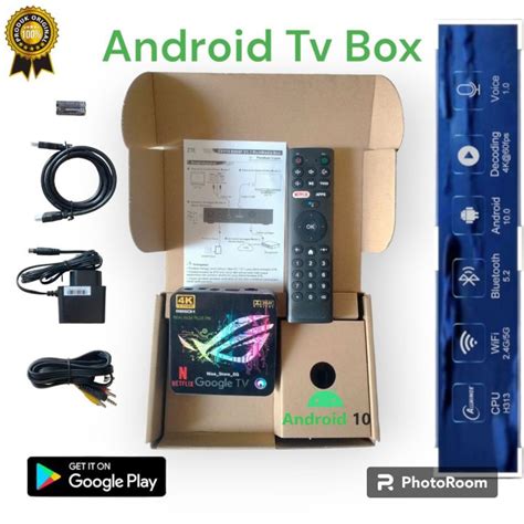 STB ZTE V5 B860H Android Tv Box OS 10 Ram 2 8GB Root Unlock Full