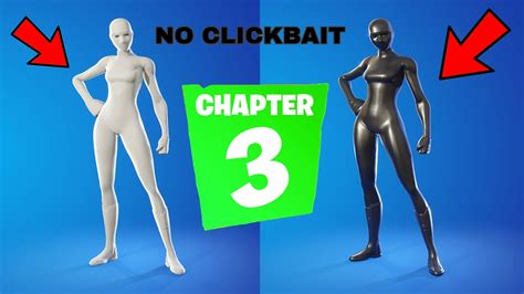 How To Get Old All White And All Black Superhero Skin In Fortnite Chapter 3 Youtube