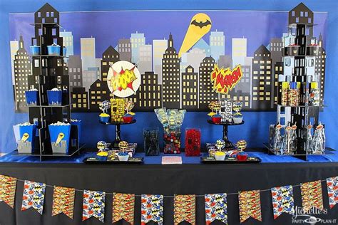 Diy Batman Themed Party Idea Fantastic Decorations And Crafts