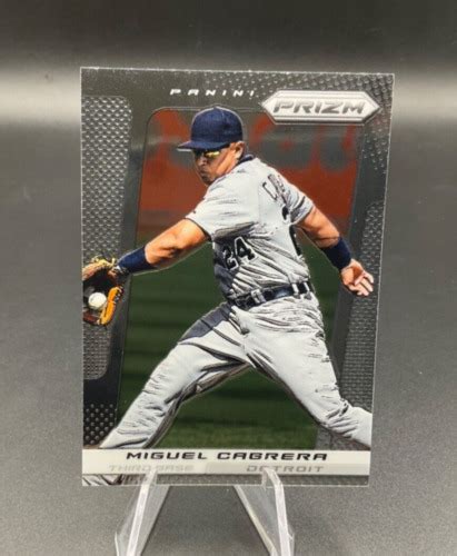 2013 Panini Prizm 25 Miguel Cabrera Detroit Tigers Baseball Card EBay