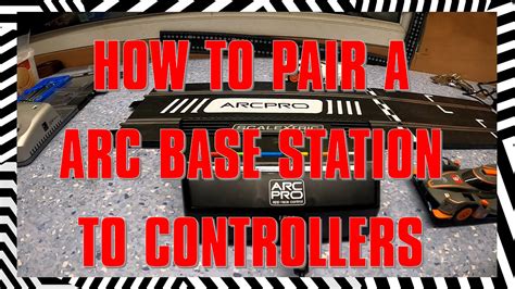 How To Pair Scalextric Arc Wireless Controllers To The Base Station Youtube