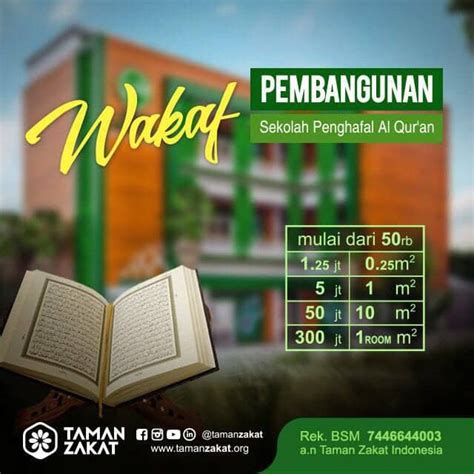 Pembangunan Sekolah Taman Zakat Taza