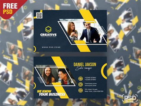 Designer Business Card Premium Psd Template Psd Zone