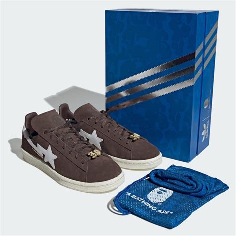 Bape A Bathing Ape × Adidas Campus 80s Brownが71に国内発売予定 God Meets Fashion