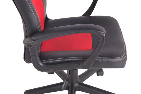 Chaise Gaming Xenon Design Sportif Confortable Noir Et Rouge