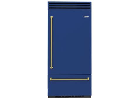 36 Inch Built In Refrigerator In Ultramarine Blue From Bluestar Bluestar