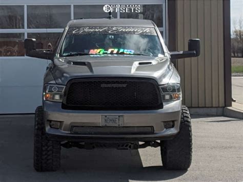 2011 Dodge Ram 1500 With 24x12 51 Vision Rocker And 38 15 5R24 Fury