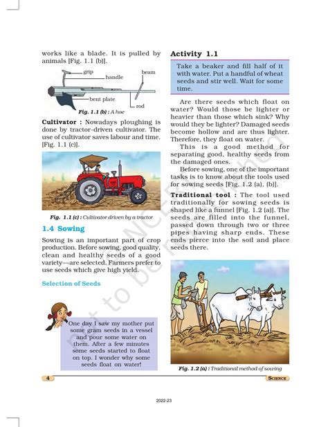 Ncert Book For Class 8 Science Chapter 1 Crop Production