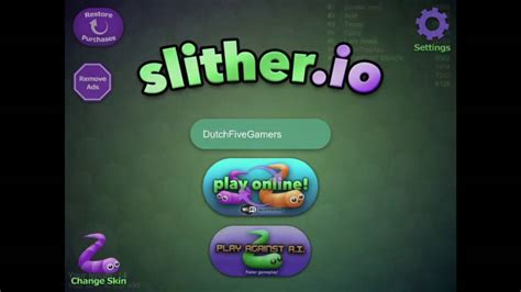 I M A Snake Slither Io Youtube