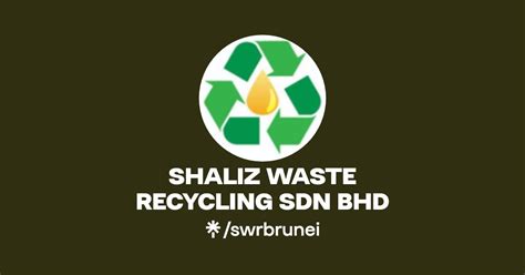 Shaliz Waste Recycling Sdn Bhd Instagram Facebook Linktree