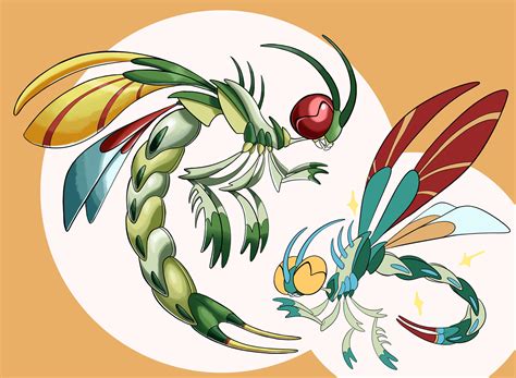 [OC] I was trying to come up with a Bug/Dragon variant for Flygon, but