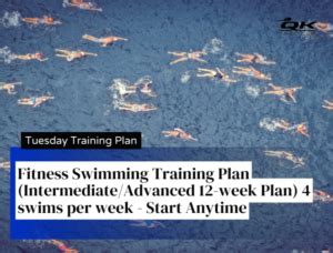 Tuesday Training Plan Fitness Swimming Training Plan Intermediate