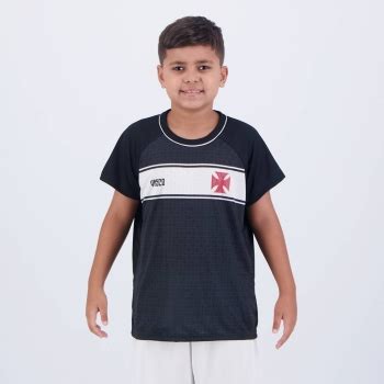 Camisa Vasco Pristine Infantil Preta Futfanatics