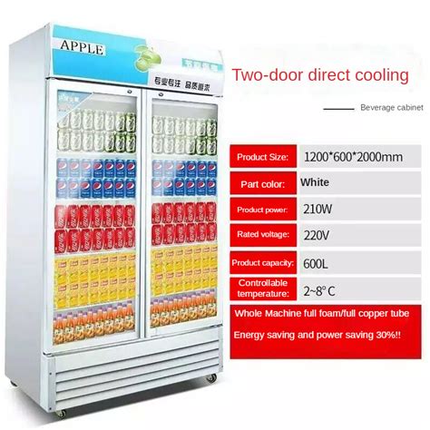 Ready Stock Beverage Cabinet Commercial Fresh Keeping Refrigerator