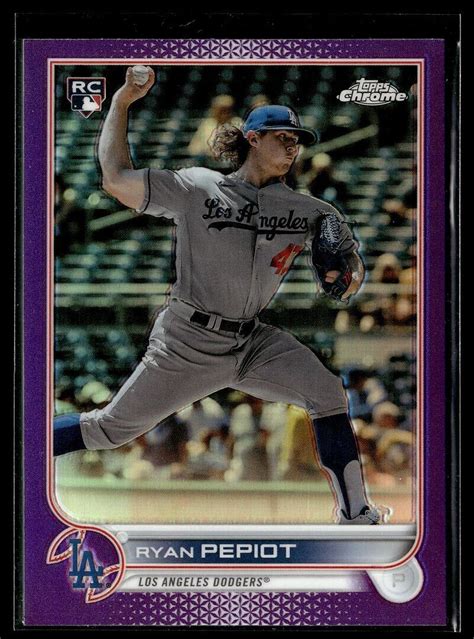 Topps Chrome Update Purple Usc Ryan Pepiot Los Angeles