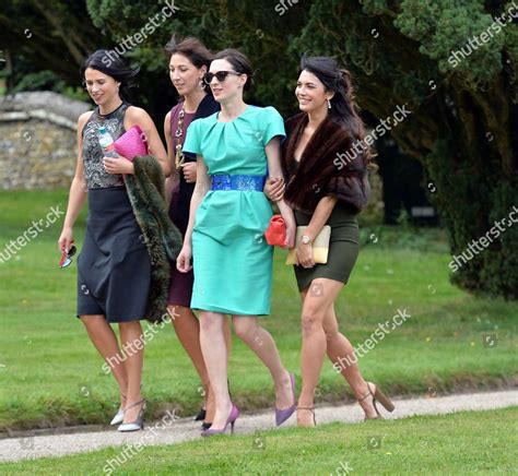 Samantha Cameron Her Sister Emily Sheffield Editorial Stock Photo