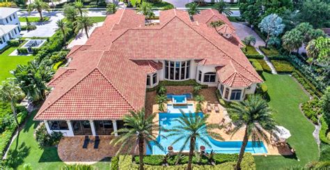 Square Foot Mediterranean Style Mansion In Palm Beach Gardens