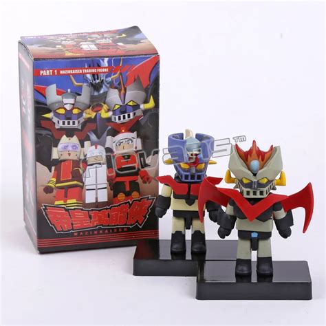 Anime Cartoon Mazinger Z Mini PVC Action Figures Collectible Toys 2 ...