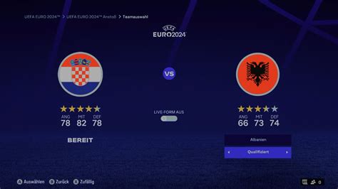 Lets Simulate Fc Uefa Euro Gruppenphase Spieltag Kroatien Vs