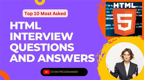 Html Interview Questions And Answers Top Most Asked Html Interview