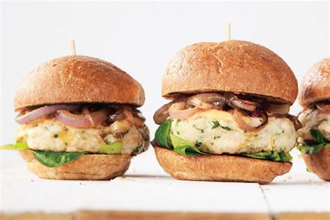 Lemon Herb Chicken Burgers With Thousand Island Dressing Recipe