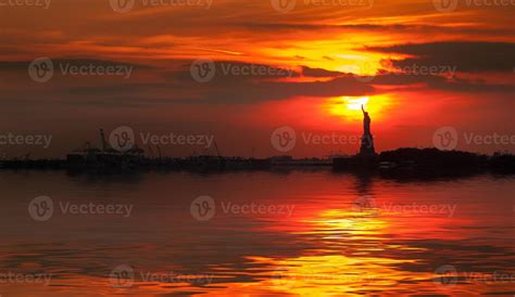 Statue Of Liberty Silhouette Stock Photos, Images and Backgrounds for Free Download