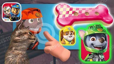 💚⭐🍒 Paw Patrol Rescue World Silly Cat Zuma Gets Special Moto Treat