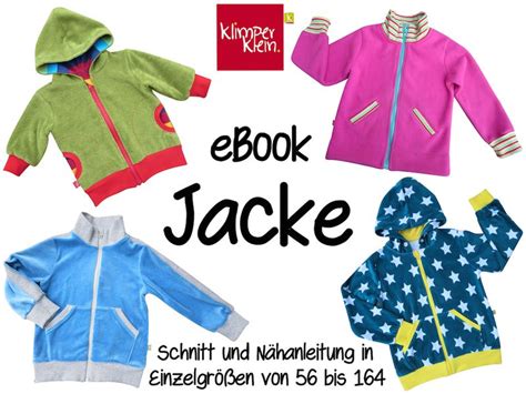 Ebook Jacke Schnittmuster Und N Hanleitung Von Klimperklein Auf