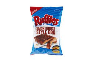 Ruffles Smokehouse Style BBQ Flavored Potato Chips Ruffles 28400004695