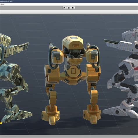 Robot Low Poly Cgtrader