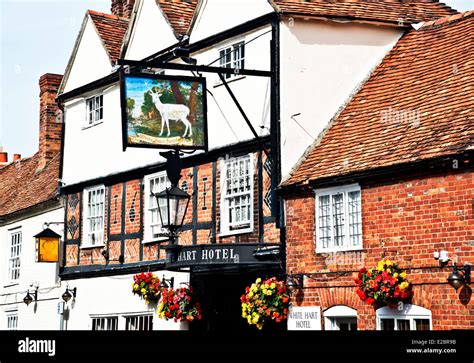 White Hart Hotel In Dorchester Oxfordshire Stock Photo Alamy