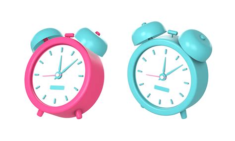 Simple 3d Alarm Clock Or Time Reminder Icon Illustration For Ui Ux Web