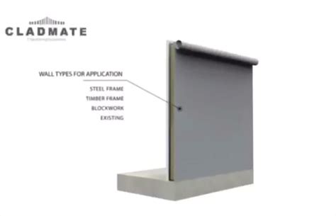 Cladmate Facade Systems On Linkedin Cms40 Mf Slip Brick Slip Cladding Support System