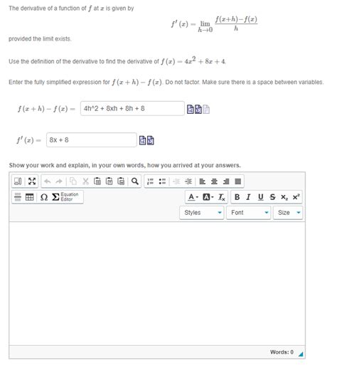 Solved The Derivative Of A Function Of F At X Is Given By Chegg