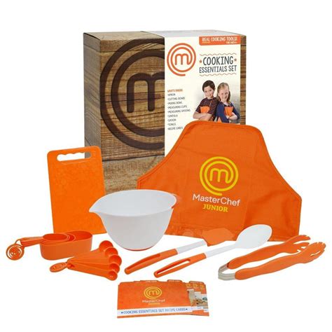 Masterchef Junior Cooking Essentials Set 9 Pc Kit Includes Real