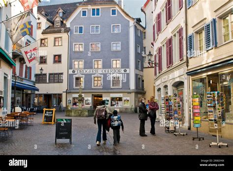 Traditional House, Old Town, Chur, Switzerland Stock Photo - Alamy