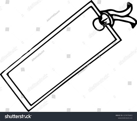 Handdrawing Bookmark Black White Isolated Stock Stock Vector (Royalty Free) 2179776403 ...