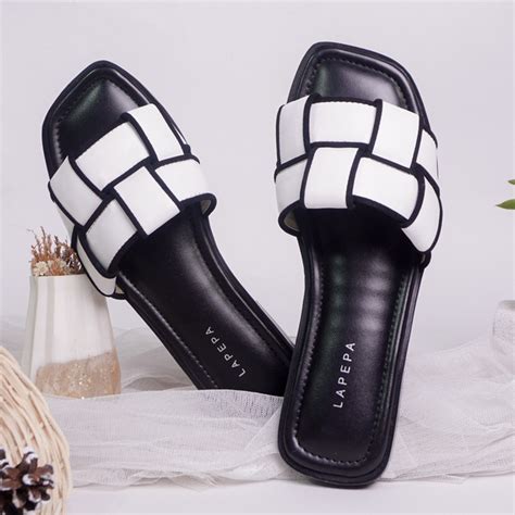 Jual LAPEPA YUK NOVA Sandal Wanita Teplek Korea Casual Size 36 40