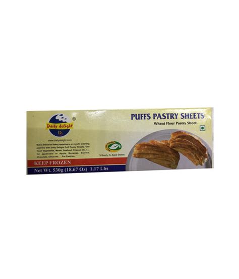 Daily Delight Puffs Pastry Sheets 530 Gm