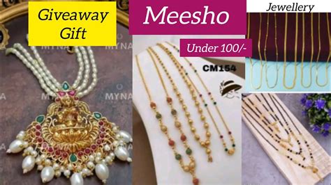 Meesho Jewellery Haul Review Meesho Reviews Meesho Giveaway Gift