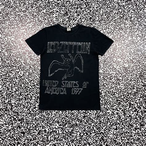 Vintage Vintage Y2k Led Zeppelin Band Rock Tee Streetwear 90s Style