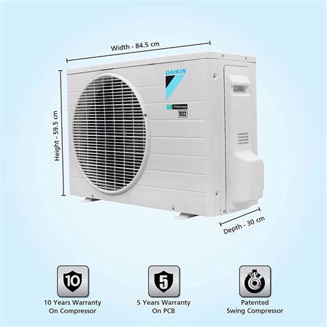 Buy DAIKIN Standard Plus Series 2 02 Ton 3 Star Inverter Split AC