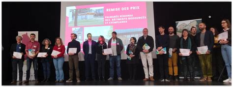 Remise Des Prix Du Palmar S Des B Timents Biosourc S Et Exemplaires