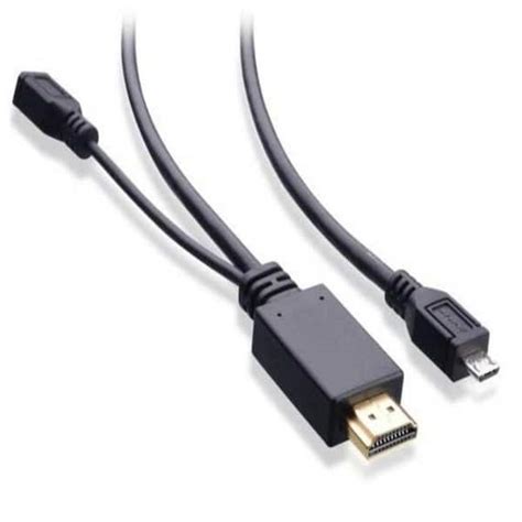 Sanoxy 6 Ft Micro Usb Male To Hdmi Male Mhl Cable Snx Cbl Ldr U2110 1106 The Home Depot